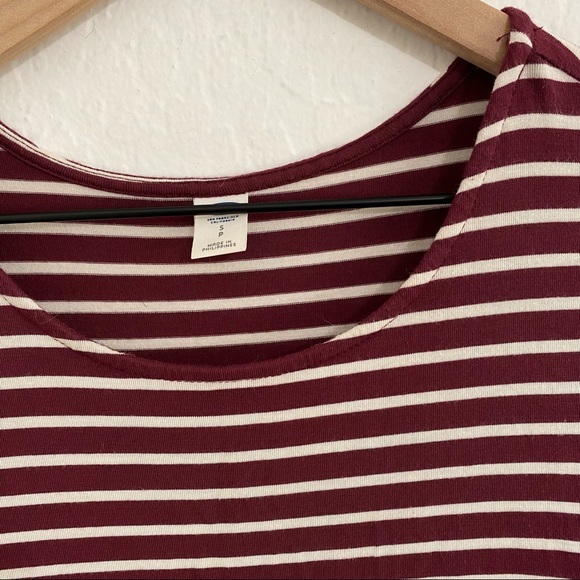 Old Navy Women’s S Long Sleeve Striped Flare Mid Length Skater Dress Pullover - Picture 7 of 7